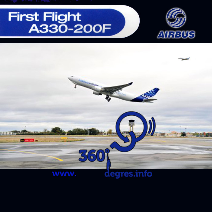 Visite virtuelle 360 degrés cockpit avion airbus a330-200f
